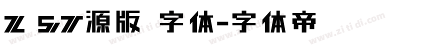 Z ST原版 字体字体转换